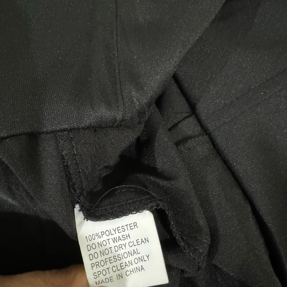 Leena for Mac Duggal Ostrich Feather Strapless Jumpsuit Black Women's Size 6 NWT - Picture 10 of 12